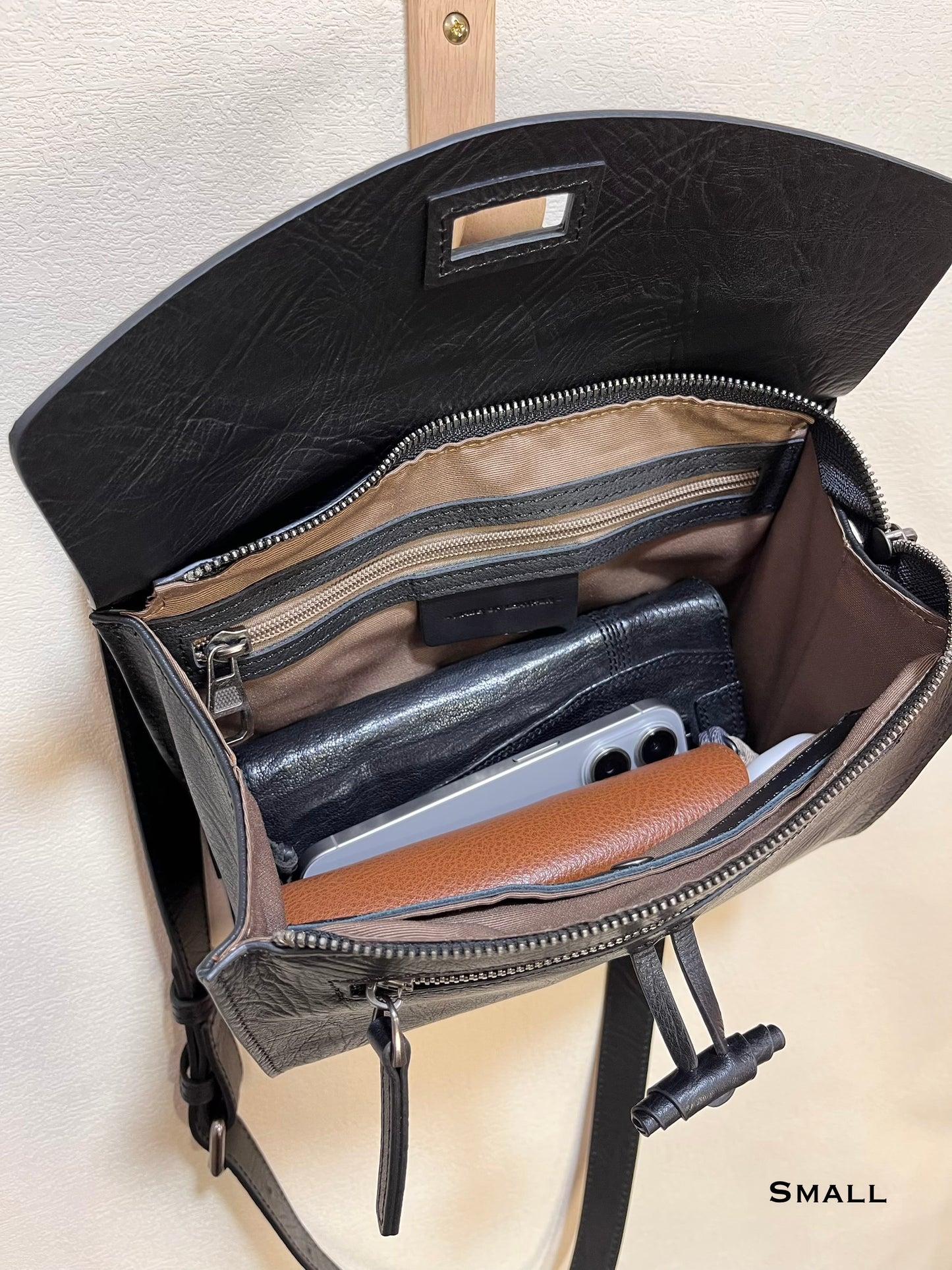 Maeson Flap Bag (Small) - Black