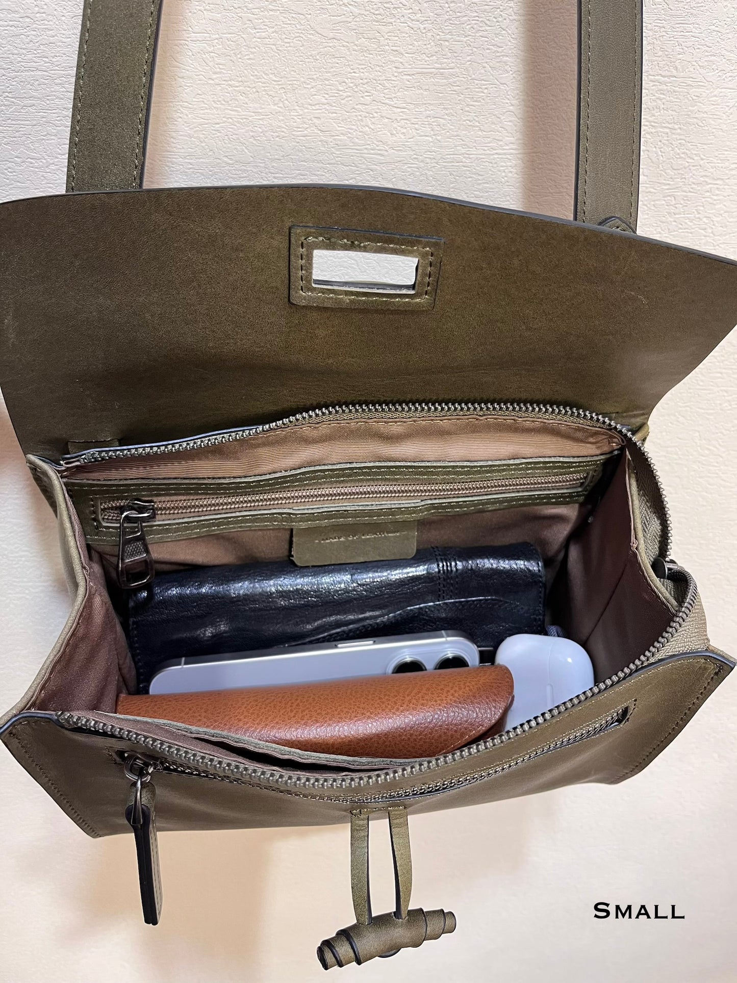 Maeson Flap Bag (Small) - Olive Green