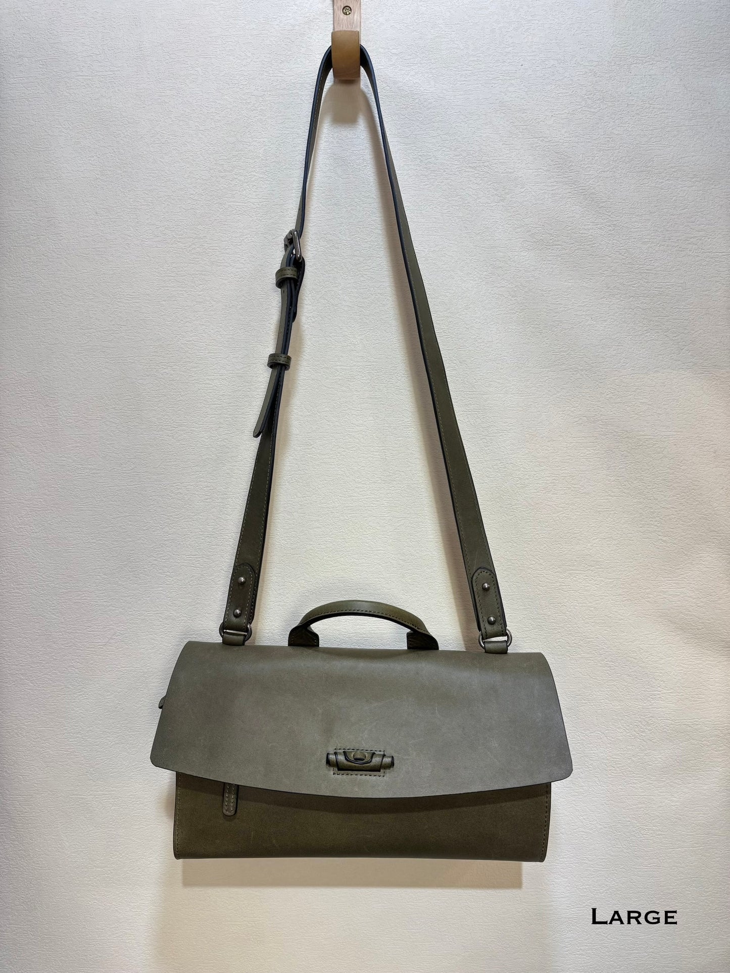 Maeson Flap Bag (Large) - Olive Green