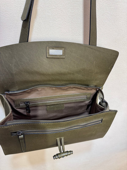 Maeson Flap Bag (Large) - Olive Green