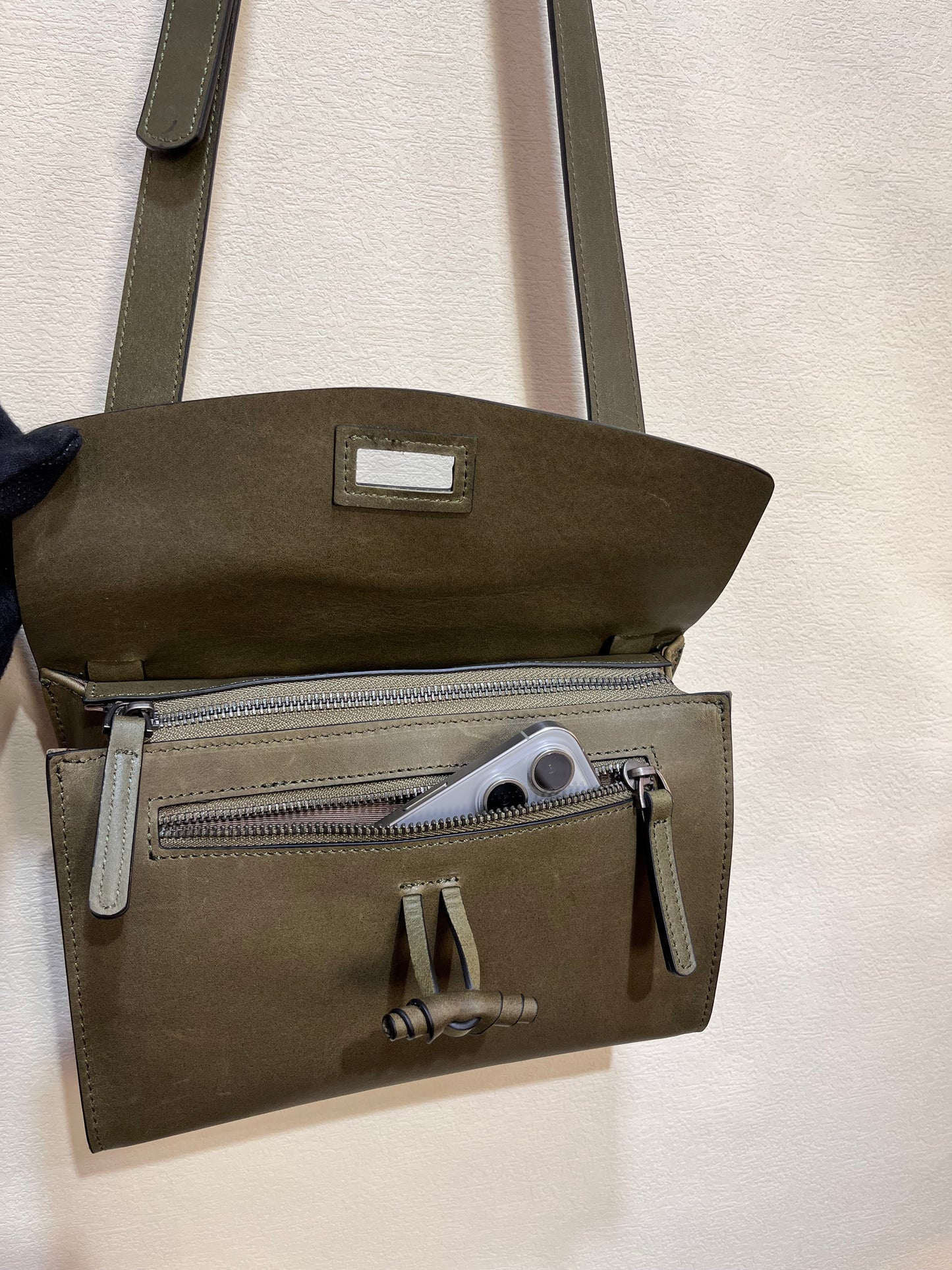 Maeson Flap Bag (Small) - Olive Green