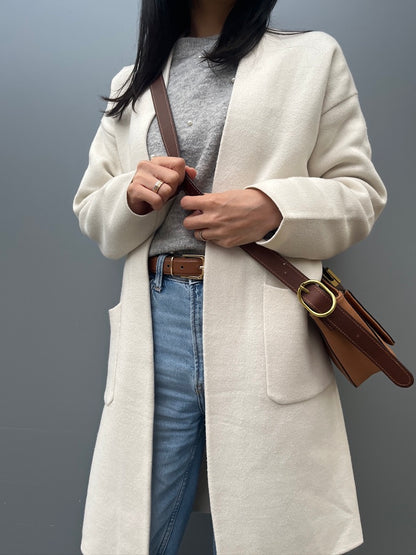 Genuine Leather Two Way Shoulder Bag