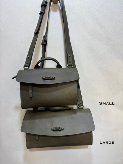 Maeson Flap Bag (Large) - Olive Green