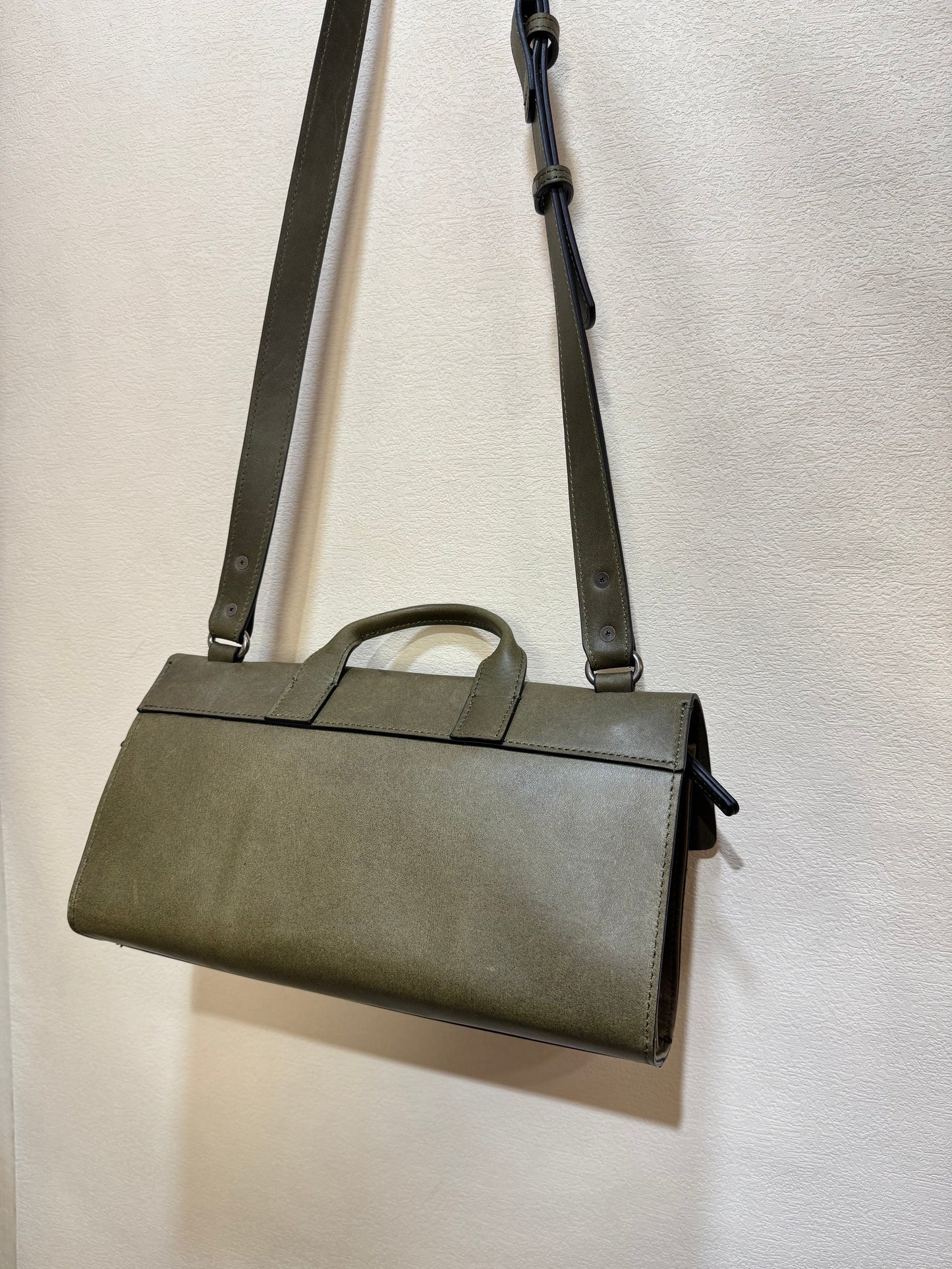 Maeson Flap Bag (Large) - Olive Green