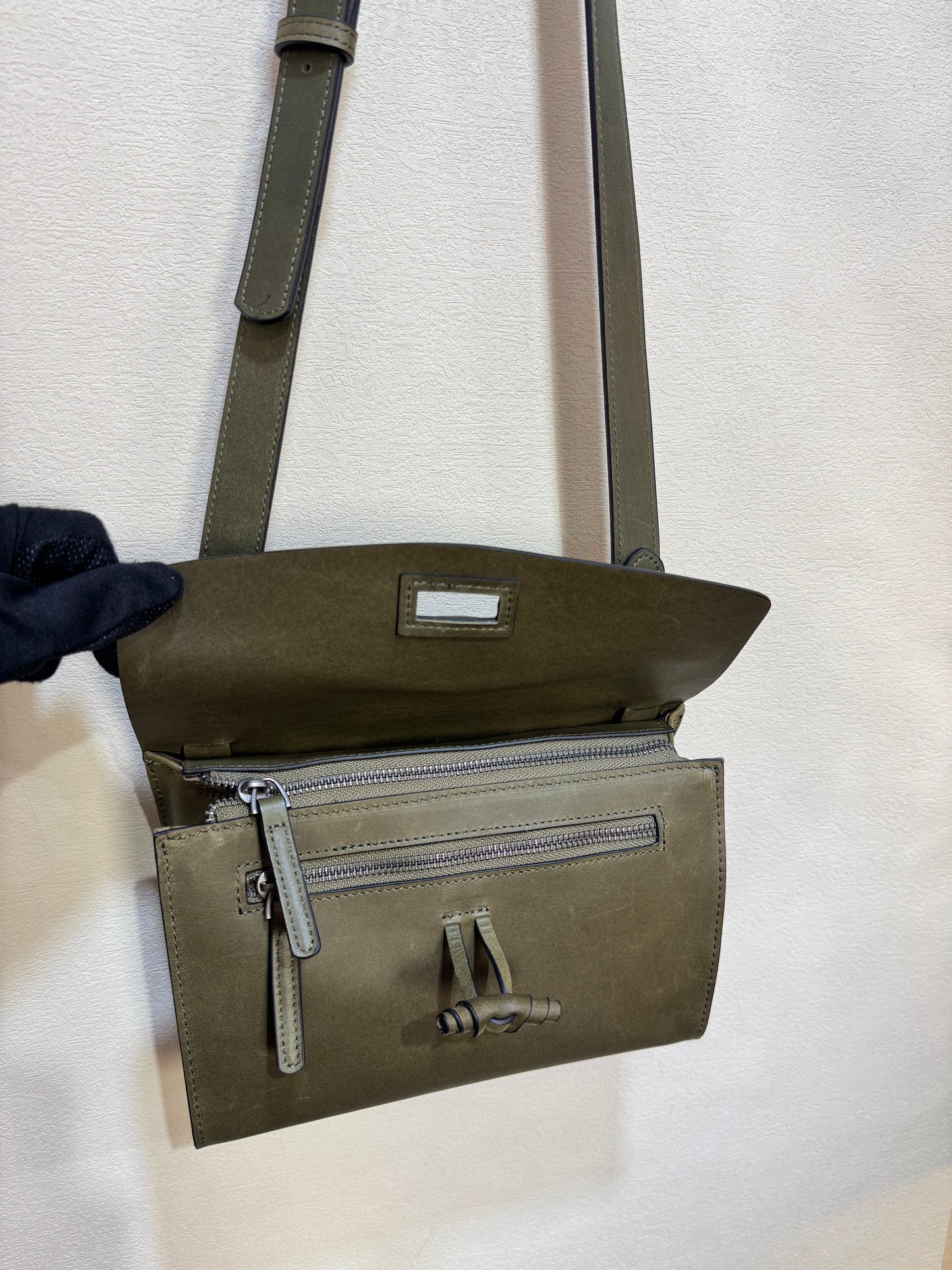 Maeson Flap Bag (Small) - Olive Green