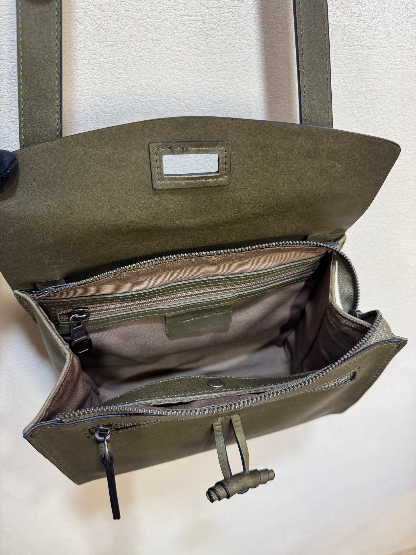 Maeson Flap Bag (Small) - Olive Green