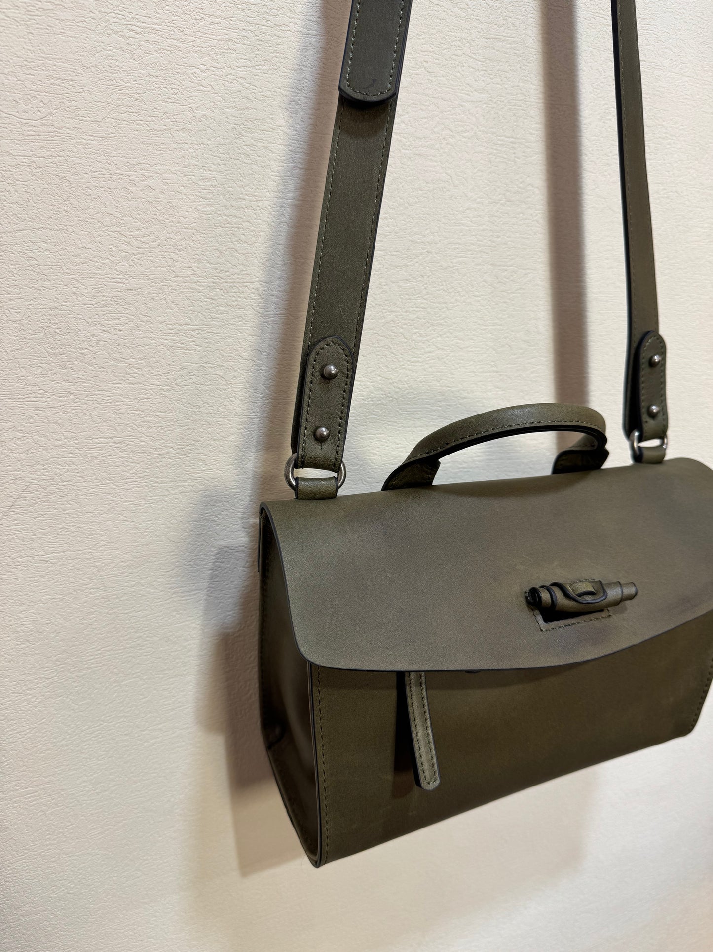 Maeson Flap Bag (Small) - Olive Green