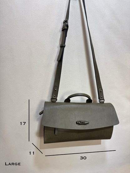 Maeson Flap Bag (Large) - Olive Green