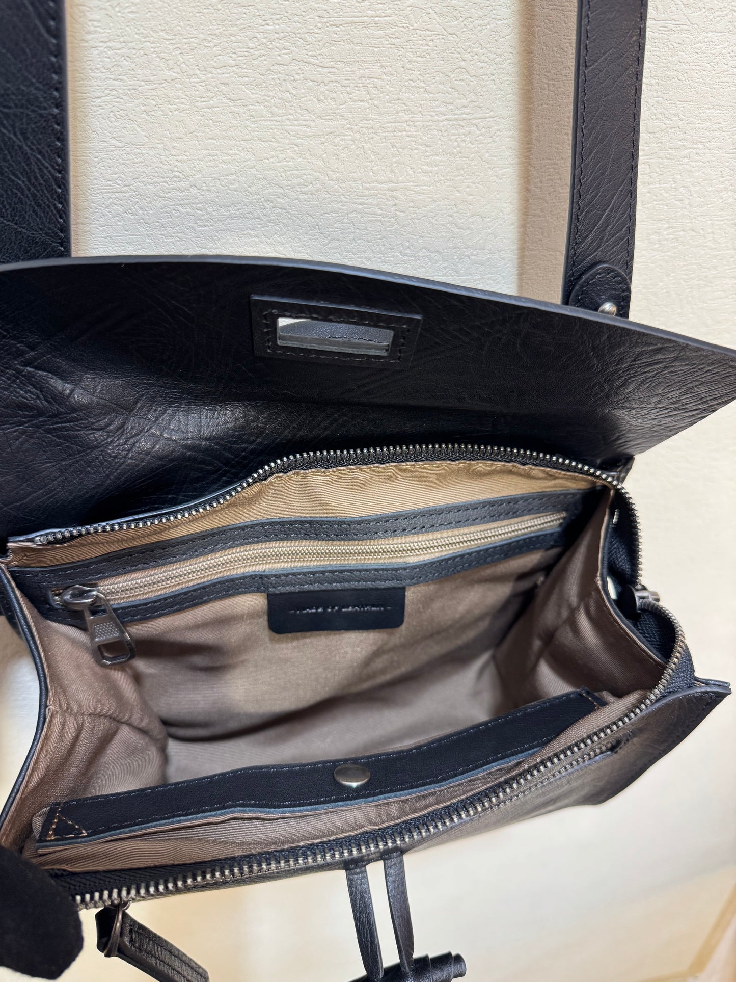 Maeson Flap Bag (Small) - Black