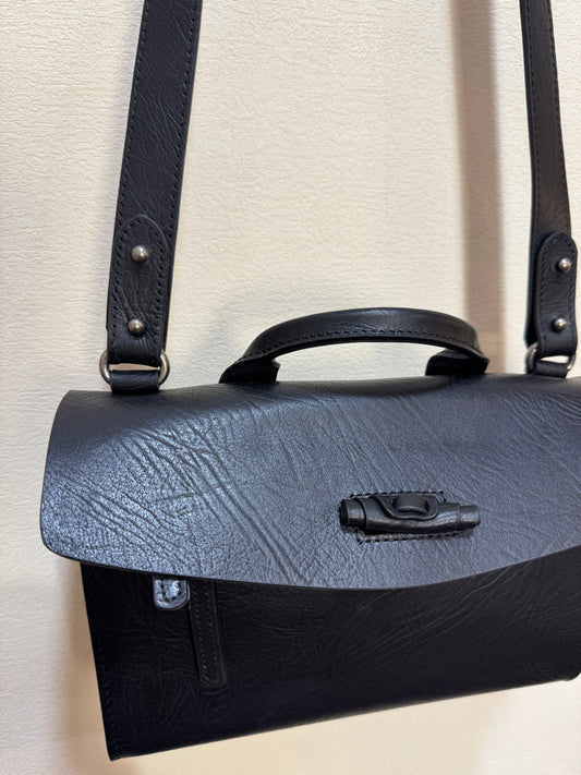 Maeson Flap Bag (Small) - Black