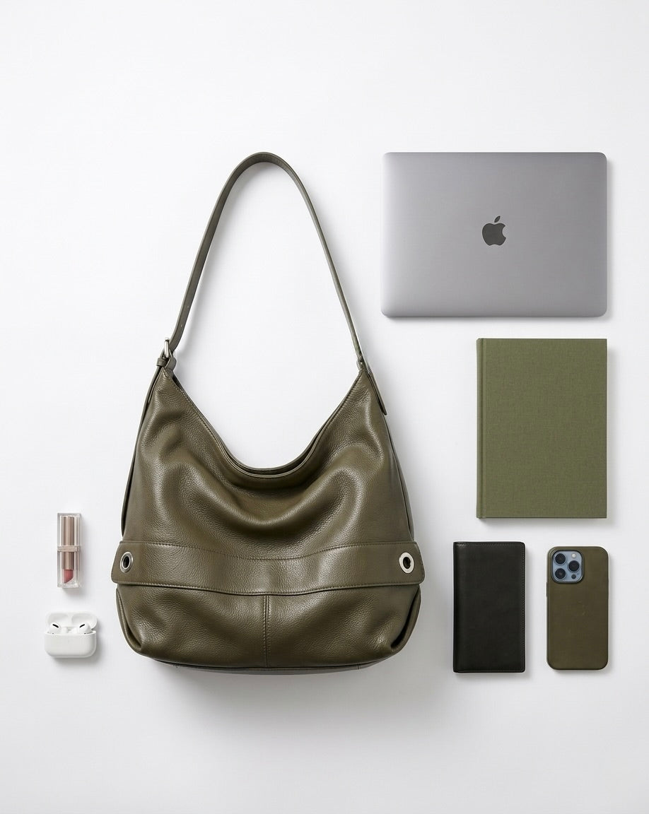 Fluid Crescent - Smoky Olive