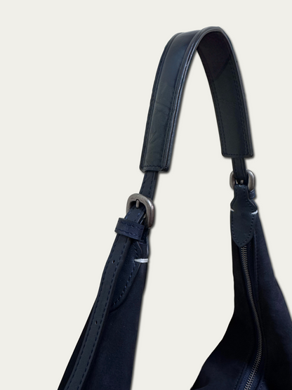 Crescent Moon - Navy Blue