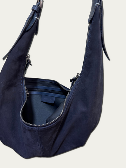Crescent Moon - Navy Blue