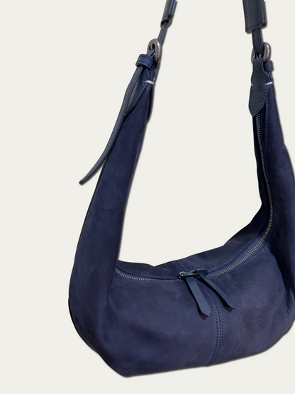 Crescent Moon - Navy Blue