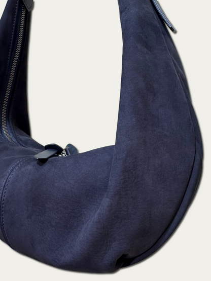 Crescent Moon - Navy Blue