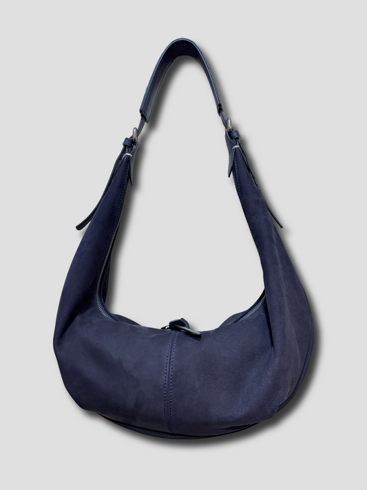 Crescent Moon - Navy Blue