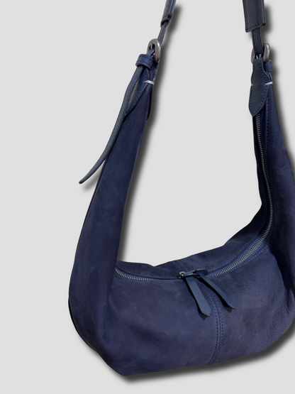 Crescent Moon - Navy Blue