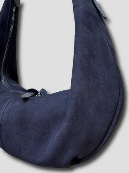 Crescent Moon - Navy Blue