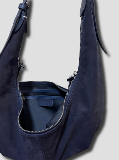 Crescent Moon - Navy Blue